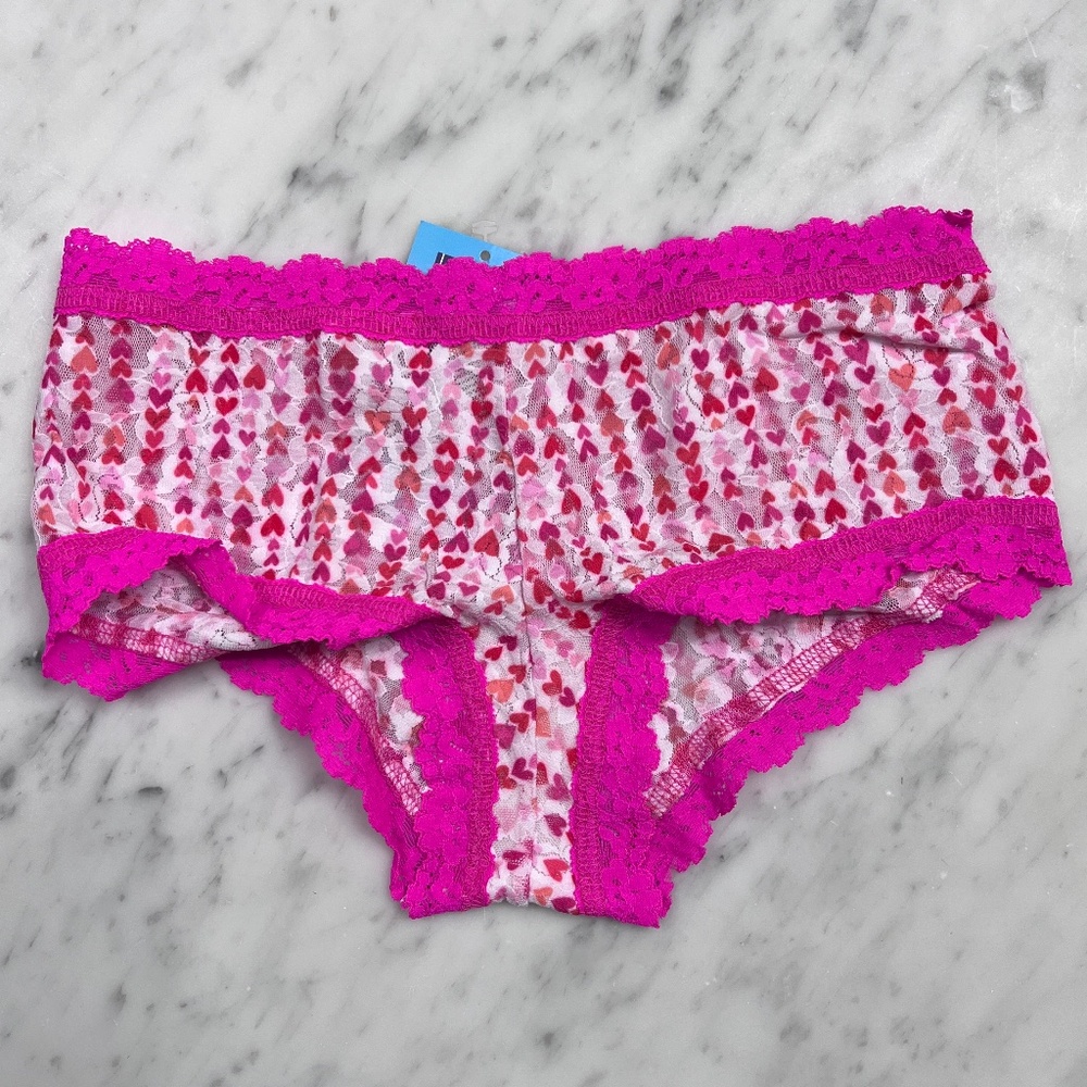 SOLD OUT HANKY PANKY MINI HEARTS BOYSHORT UNDERWEAR - XS